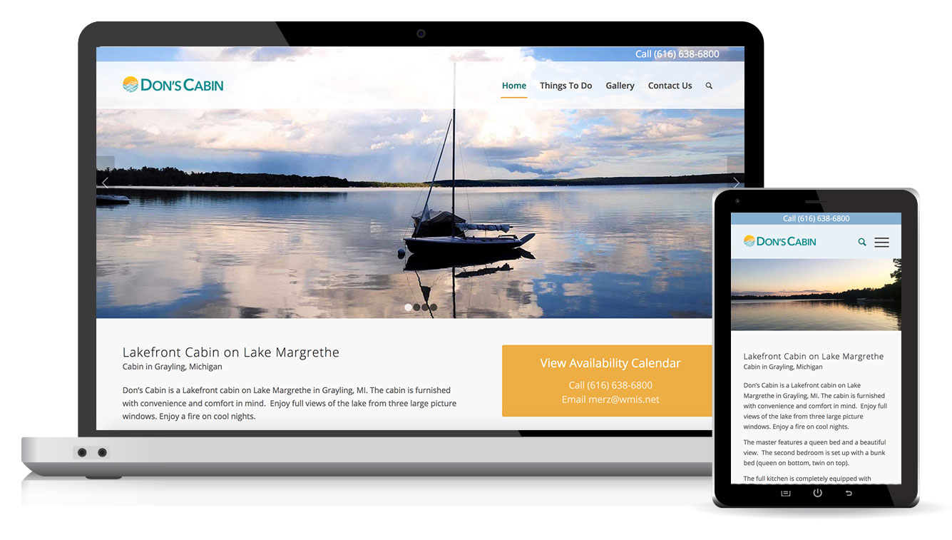 Vacation Rental Website Design